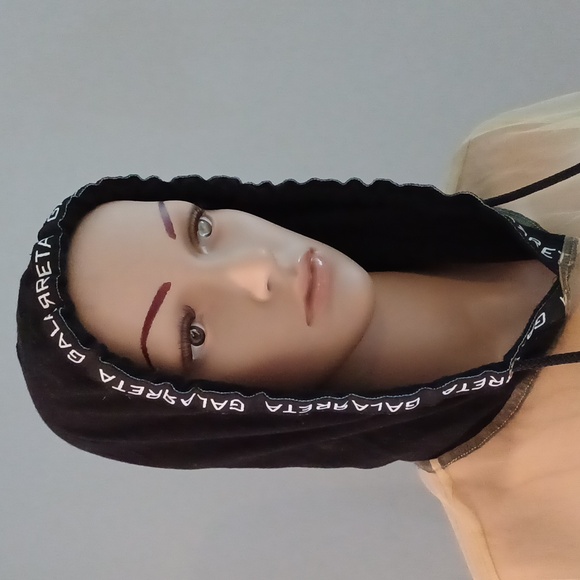 Ruben Galarreta long net sheer hoodie dress L Amazing - Picture 3 of 16